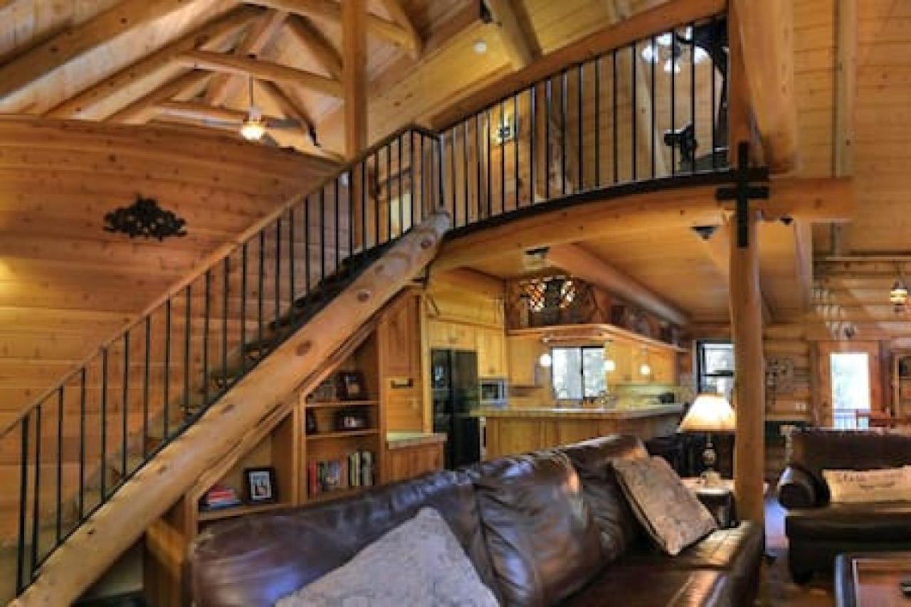 Eagles Nest - Natural Log Cabin With Guest House Idyllwild Kültér fotó