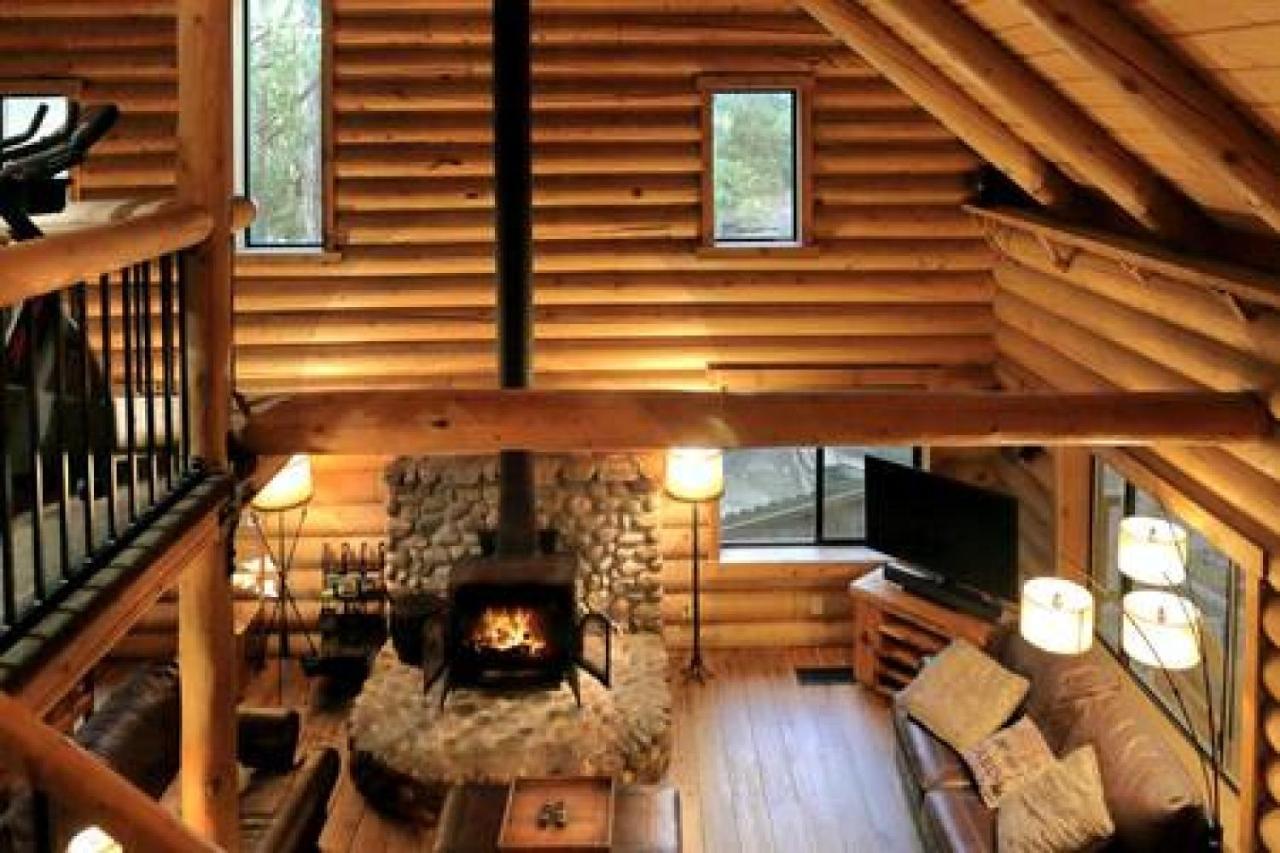 Eagles Nest - Natural Log Cabin With Guest House Idyllwild Kültér fotó
