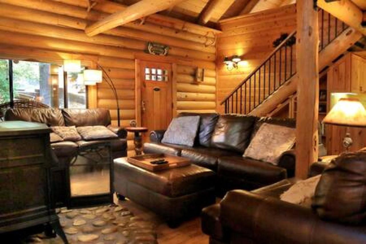 Eagles Nest - Natural Log Cabin With Guest House Idyllwild Kültér fotó
